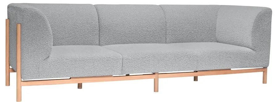 Sivá pohovka 257 cm Moment - Hübsch