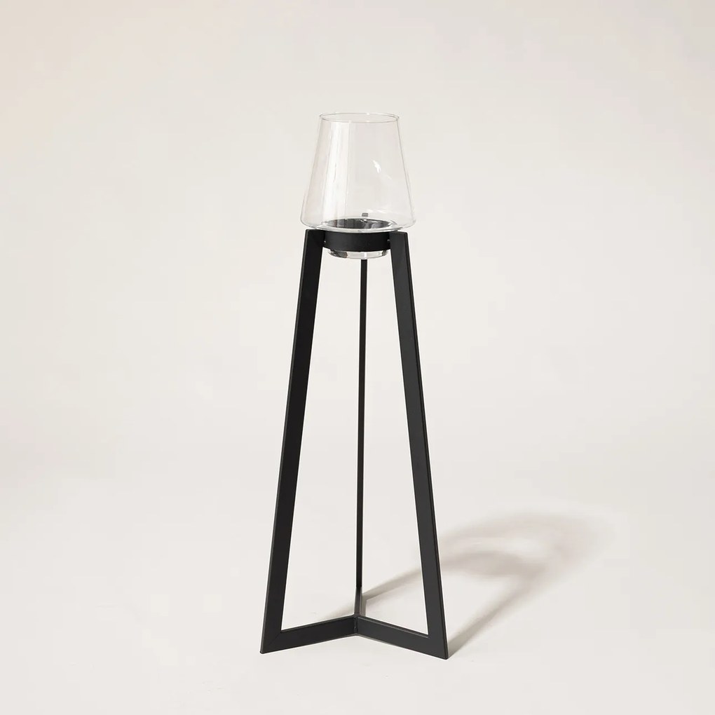 Svietnik Loft Glow mały 27x27x86 cm