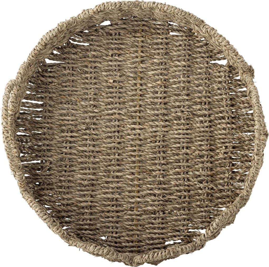 Bloomingville Servírovací podnos Brea Nature Seagrass Ø 35 cm