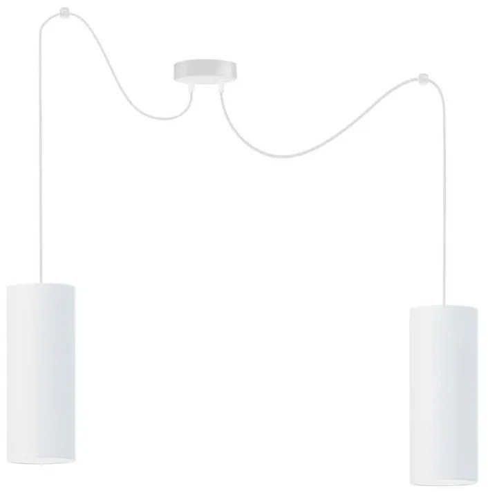 Belis Luster na lanku ZIK 2xE27/40W/230V pavúk biela BE0412