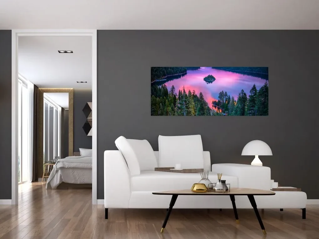 Obraz - Jazero Tahoe, Sierra Nevada, Kalifornia, USA (120x50 cm)