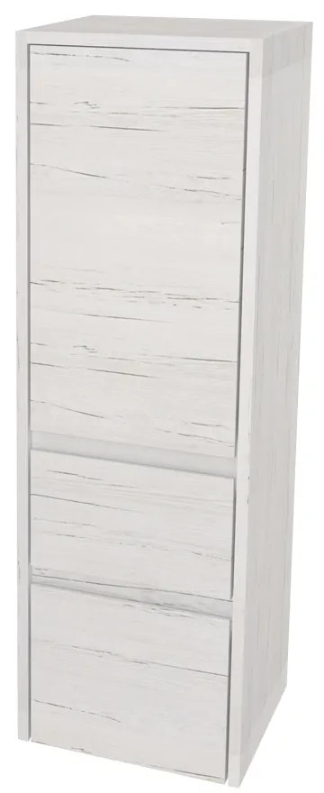 Mereo, Mereo Opto kúpeľňová skrinka vysoká 125 cm, pravé otváranie, Multidecor, Pino Aurélio, MER-CN995PPINO