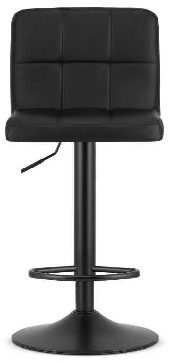 Barová stolička PROT - čierny zamat / čierny podstavec