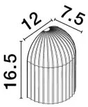 Minimalistické nástenné svietidlo Ammos