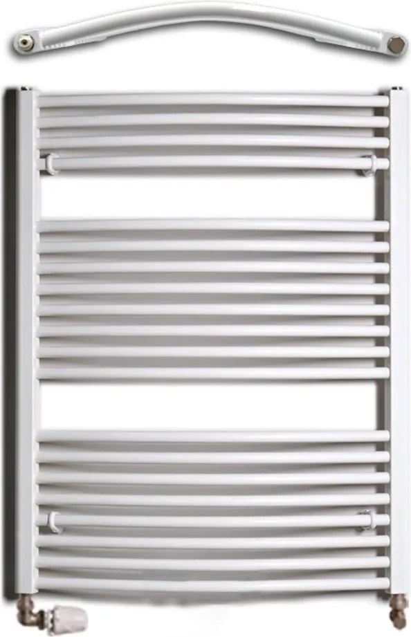 BPS-koupelny Kúpeľňový radiátor Eco EC-X 6096 / biela RAL 9016 (96x60 cm)