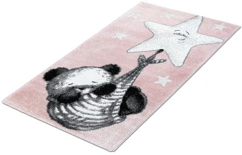 Koberce Breno Kusový koberec Kiddo A1083 pink, ružová,80 x 150 cm