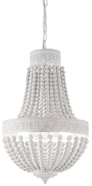 Ideal Lux - Luster na reťazi MONET 6xE14/40W/230V pr. 50 cm konope/biela