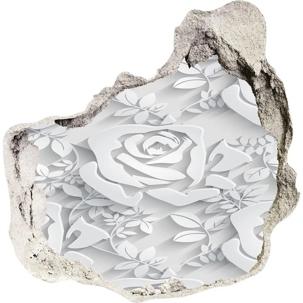 Fototapeta diera na stenu 3D Ruže vzor nd-p-76755101
