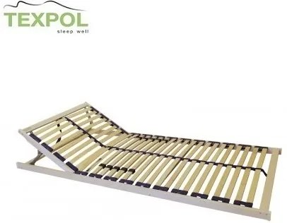 TEXPOL Polohovateľný lamelový rošt OPTIMAL HARD 5V H Veľkosť: 200 x 120 cm