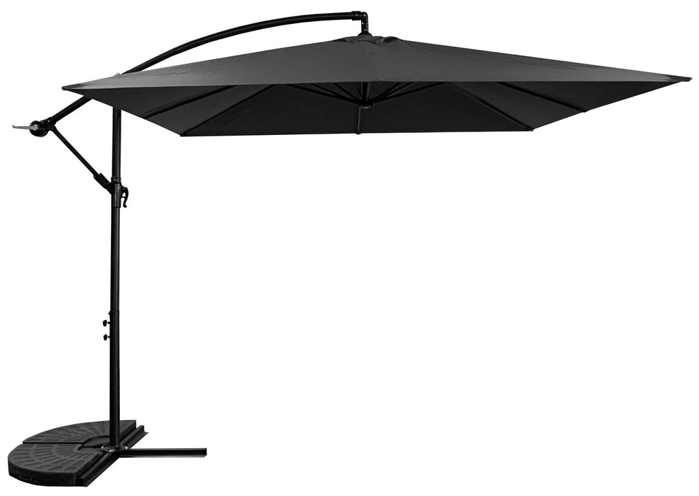 Aga Záhradný slnečník MR2048 250 cm Sivý