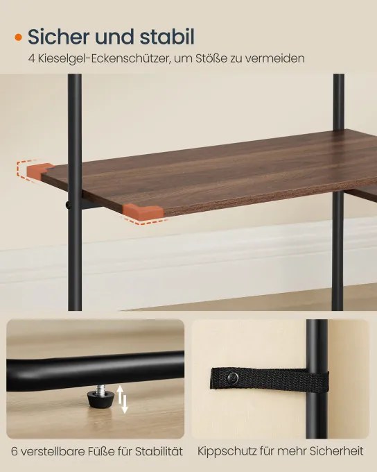 Otvorená šatníková skriňa RGR012B01