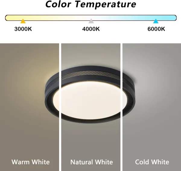 BRILAGI -LED Stmievateľné stropné svietidlo KREON LED/54W/230V 3000-6000K čierna pr. 38 cm +DO