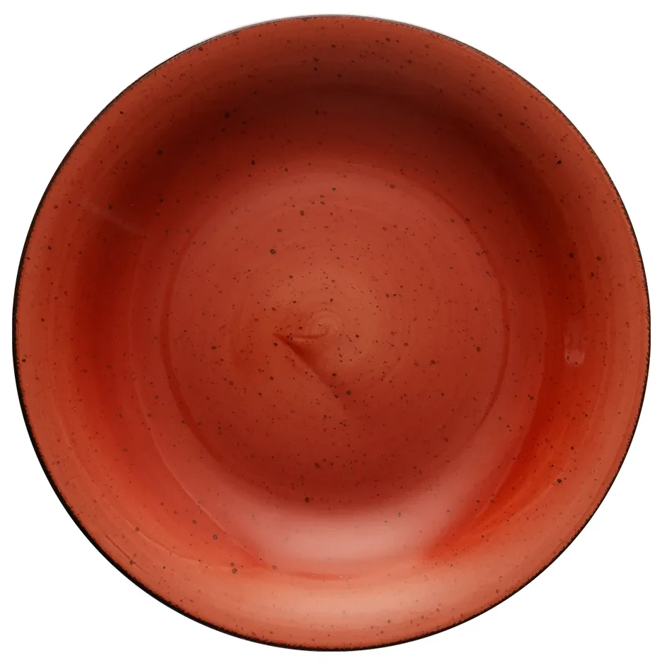 Tanier plytký 25 cm červený - Hotel Inn Chic farebný - 492197