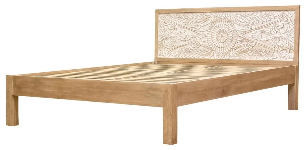 furniture-nabytek.cz - Drevená posteľ 180x200 z masívu mango