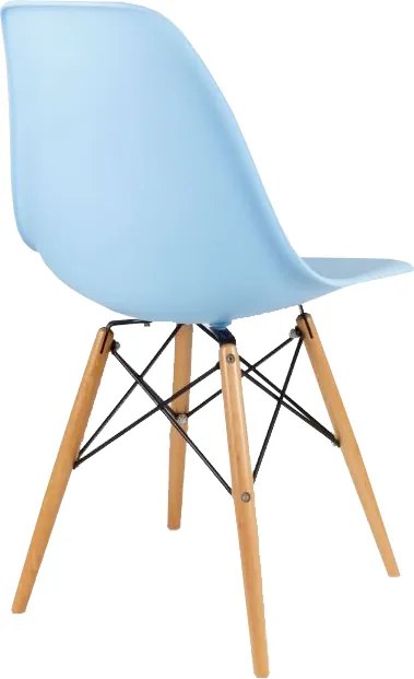 Bestent Jedálenské stoličky 4ks modré škandinávsky štýl Classic
