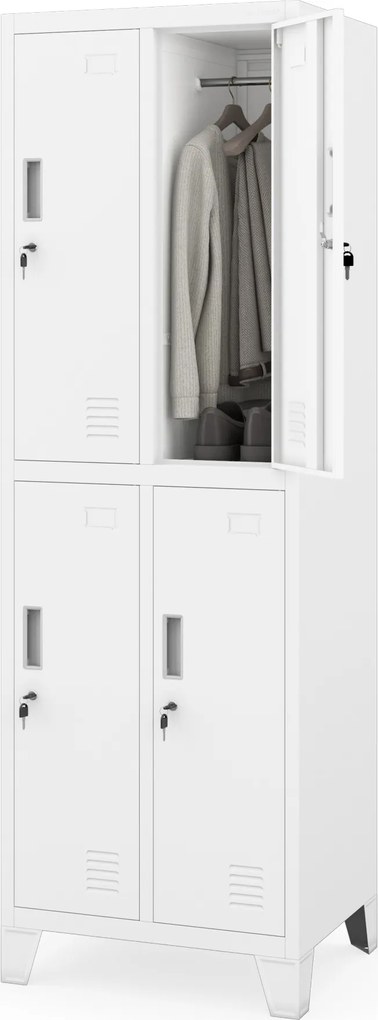 Pracovná šatníková skriňa BHP BARTEK 2 Plus 559 x 1720 x 450 mm