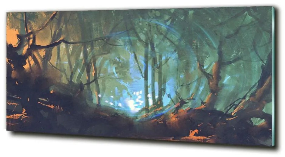 Foto obraz sklo tvrdené Mýtický les cz-obglass-125x50-105744602