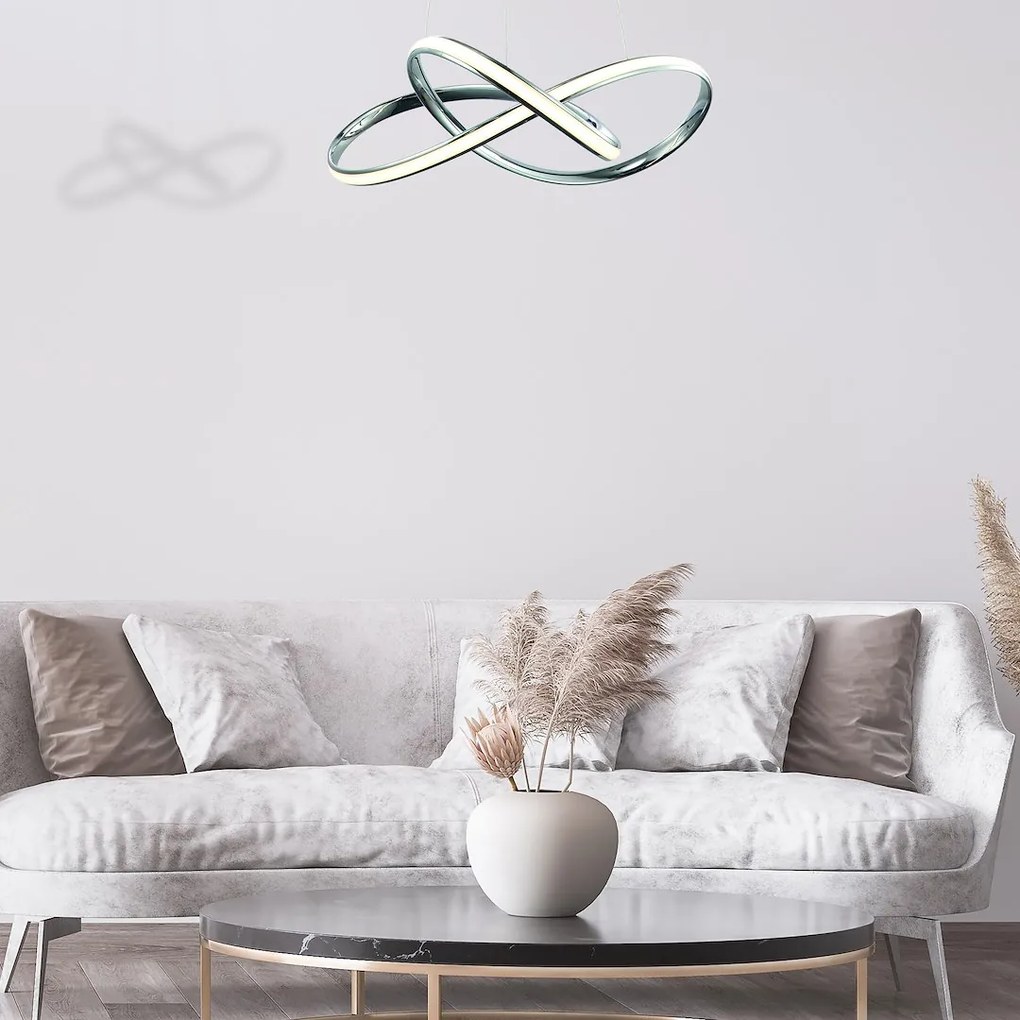 Závesné LED svietidlo Cappio, 1x LED 36w, 4000k, ch