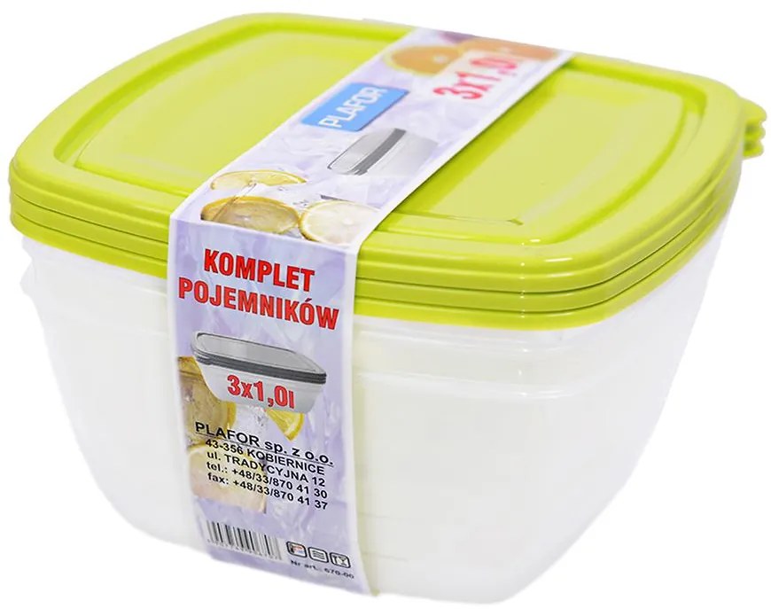 Sada nádob 3x1l 670-00