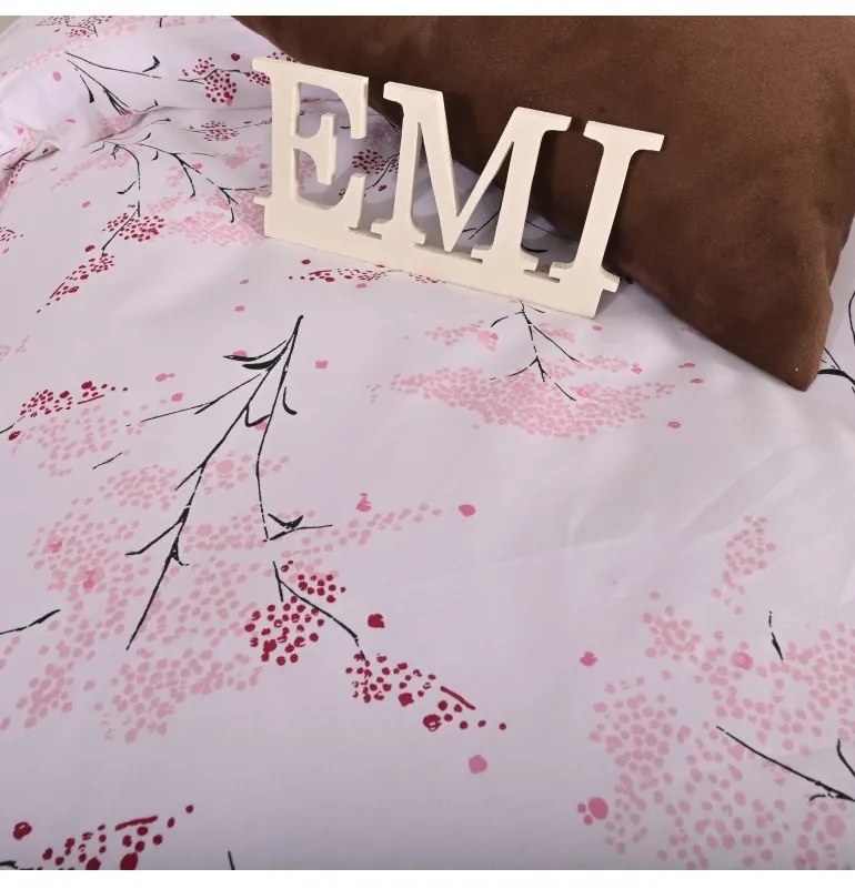 Obliečky bavlnené Sakura EMI, Štandardný set jednolôžko obsahuje 1x 140x200 + 1x 70x90