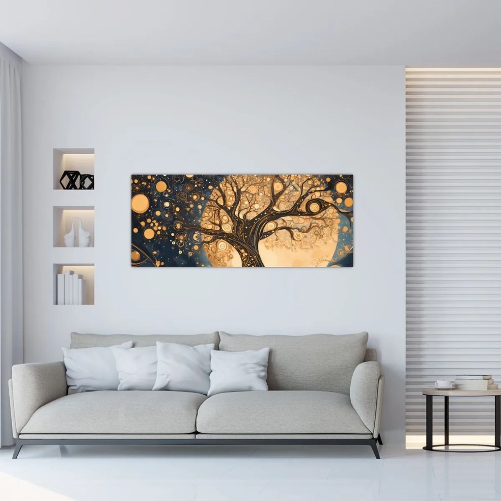 Obraz – Surrealistický strom (120x50 cm)