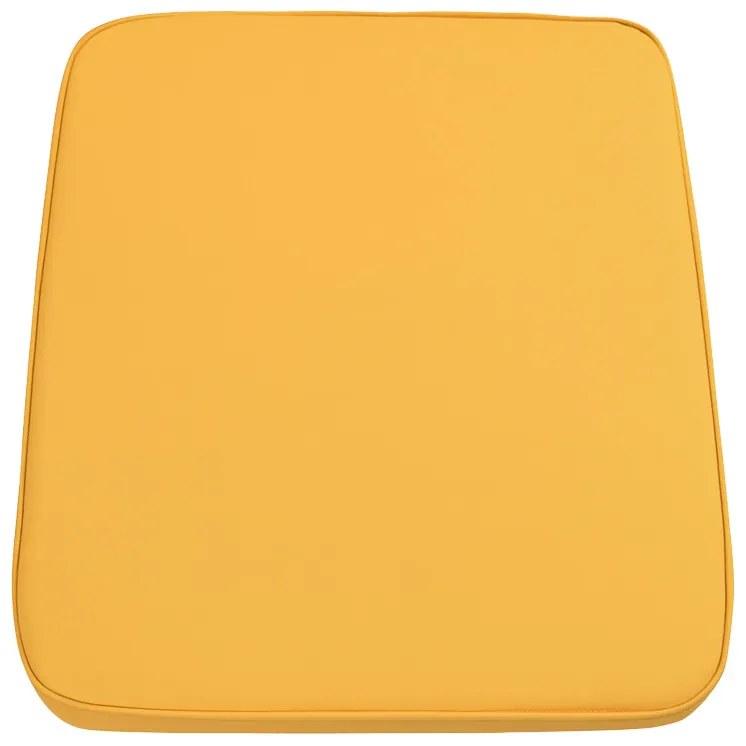 Vonkajší vankúš na stoličku VIREON 44x45 cm, horčicový