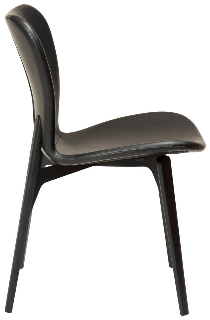 PARAGON ČALÚNENÁ STOLIČKA black/black