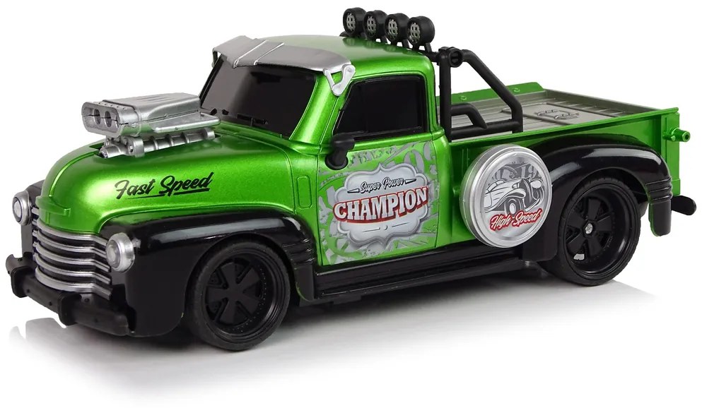 Lean Toys Auto na diaľkové ovládanie Pickup 1:18 zelený