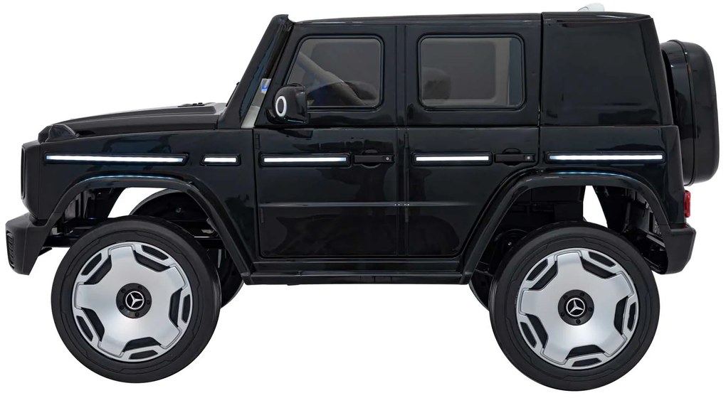 Detské autíčko s elektrickým pohonom 4x4 Mercedes Benz EQG - čierne
