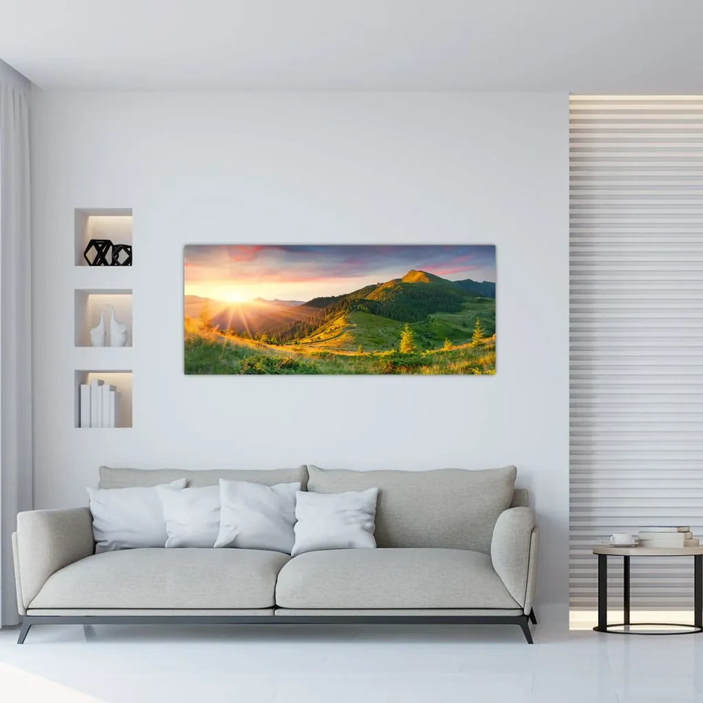 Obraz - Letná krajina (120x50 cm)