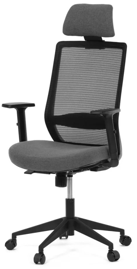 Kancelárska ergonomická stolička SENA — látka, čierna