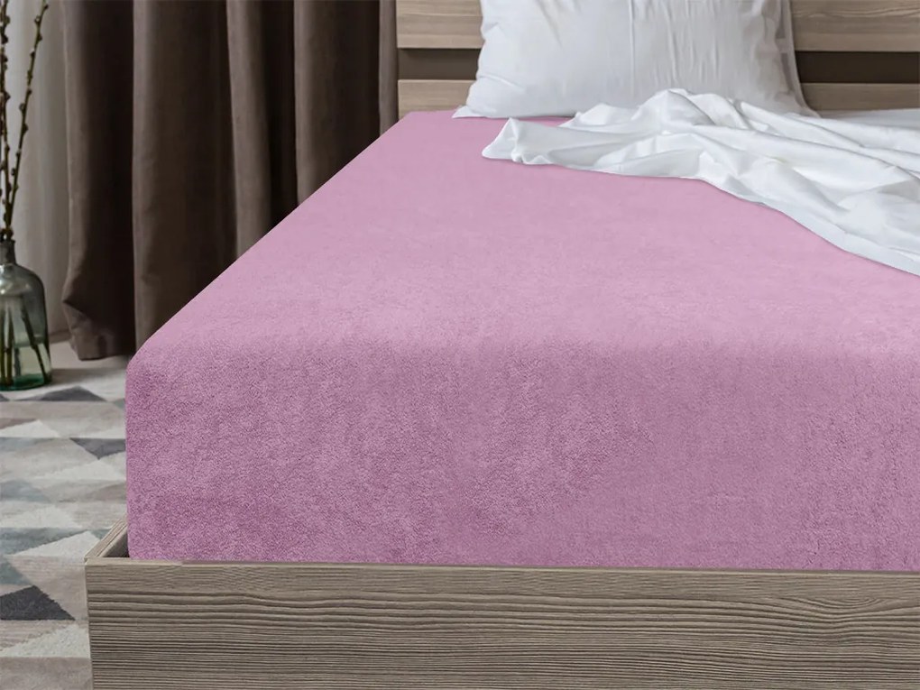Froté plachta EXCLUSIVE ružová 200x220 cm