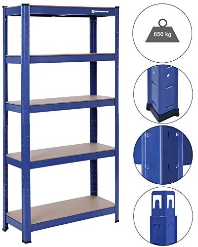 Policový regál SONGMICS 150 x 75 x 30 cm - GLR30Q