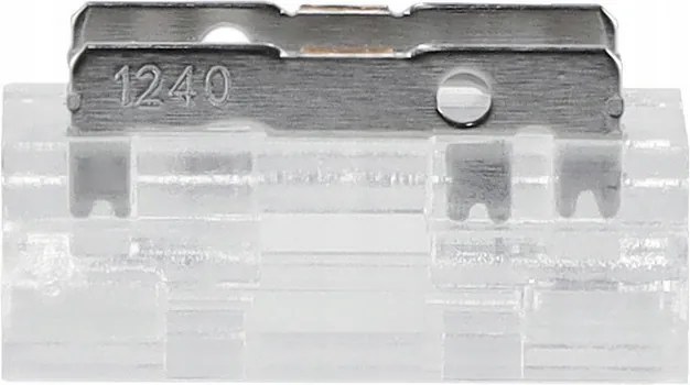 BERGE Univerzálny konektor pre COB SMD LED pásik 8mm, hranatý - zacvakávací