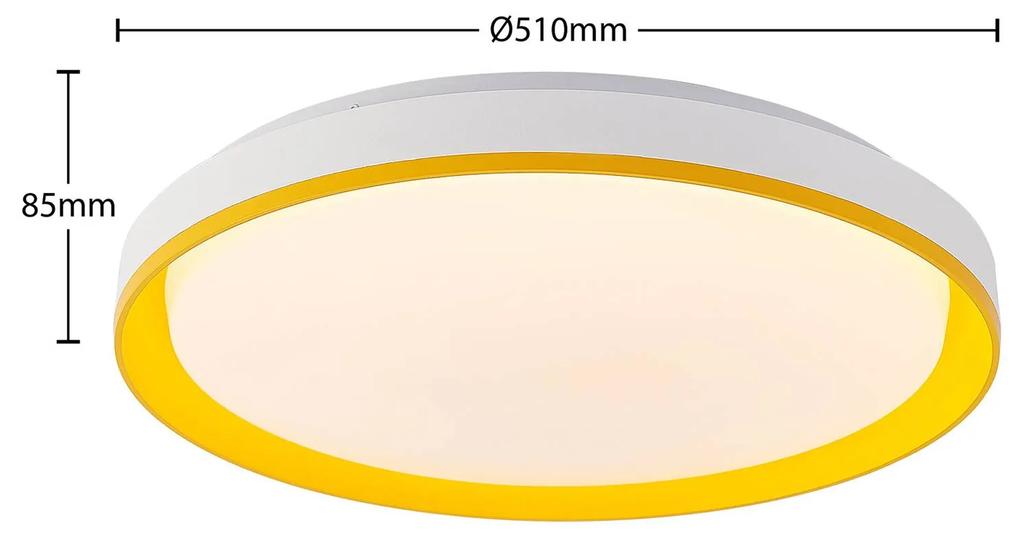 Lindby Divora stropné LED svietidlo CCT Ø 50,5 cm