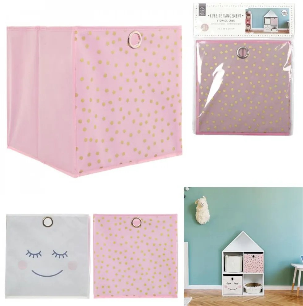 HOME DECO KIDS Úložný box Úsmev 2x
