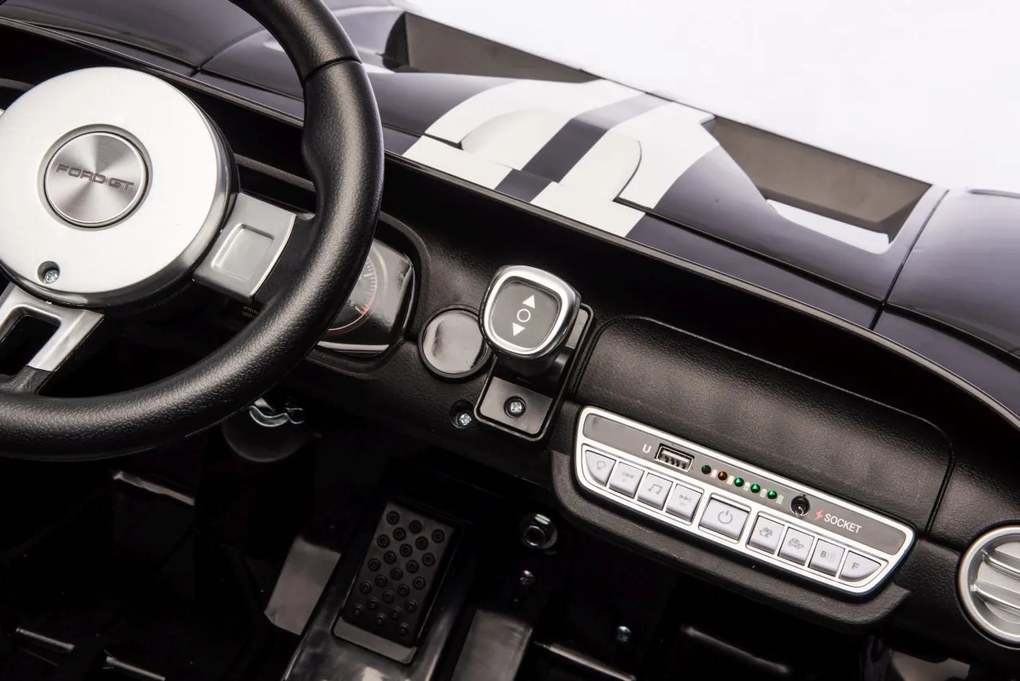 Elektrické autíčko pre deti Ford GT čierne