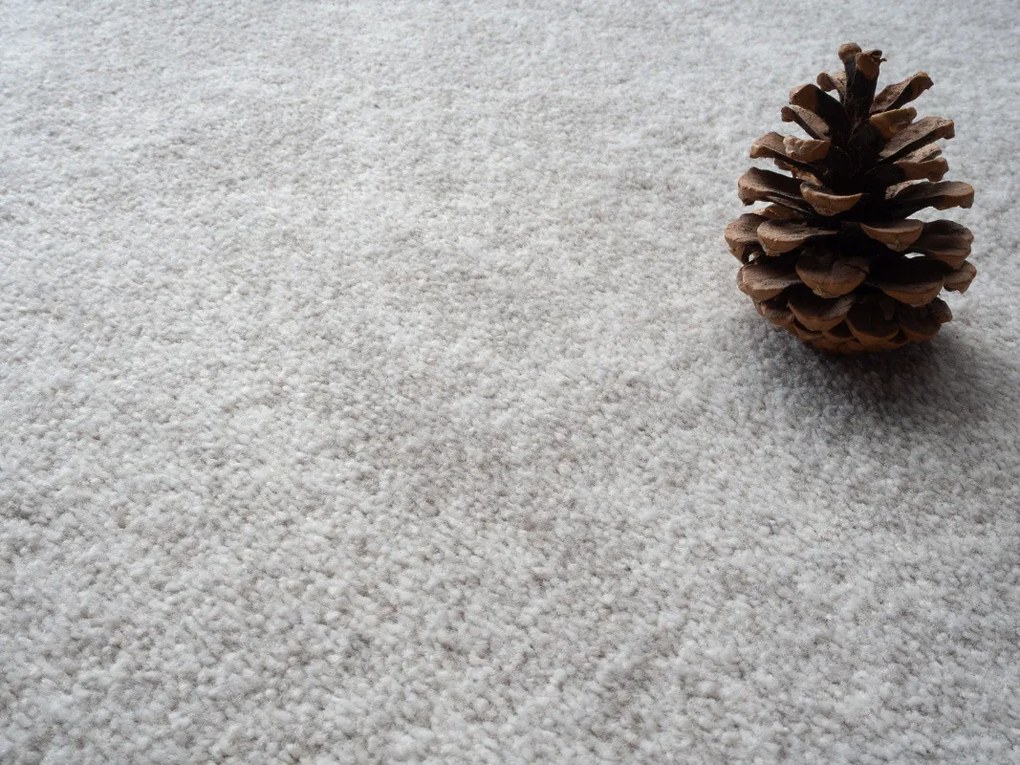 Metrážny koberec Serena 6631, na mieru, šíře 4m,5m, šedá, filc, obývacia izba, Condor Carpets