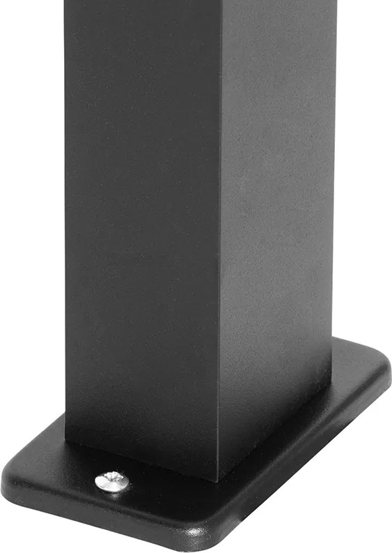 Inteligentná stojaca vonkajšia lampa čierna 65 cm IP44 vrátane Wifi GU10 - Baleno