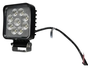 LED Bodové svietidlo pre automobil BLACK LED/36W/10-30V IP69 5700K hranatý