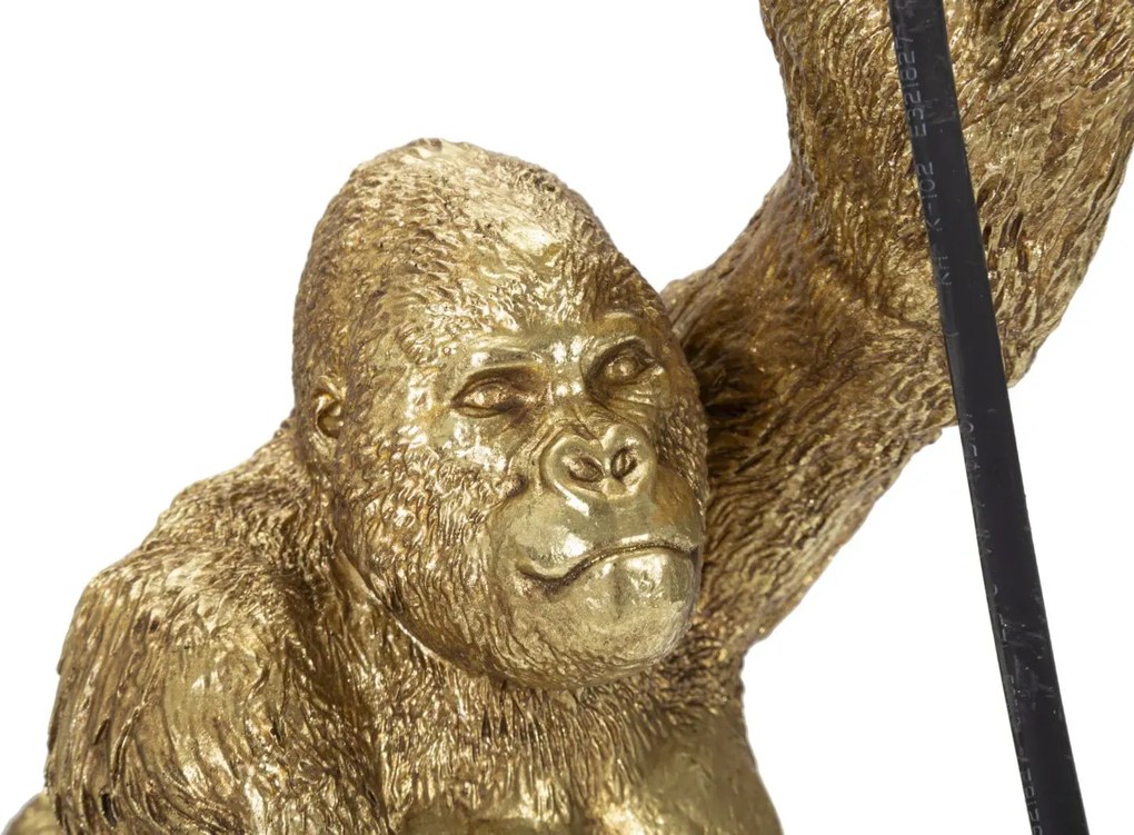 Stolná lampa Gorilla 40 cm zlatá