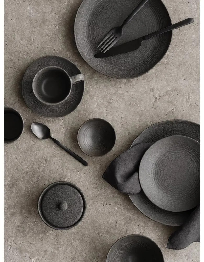 Čierny antikoro príbor 16 ks Stella – Blomus