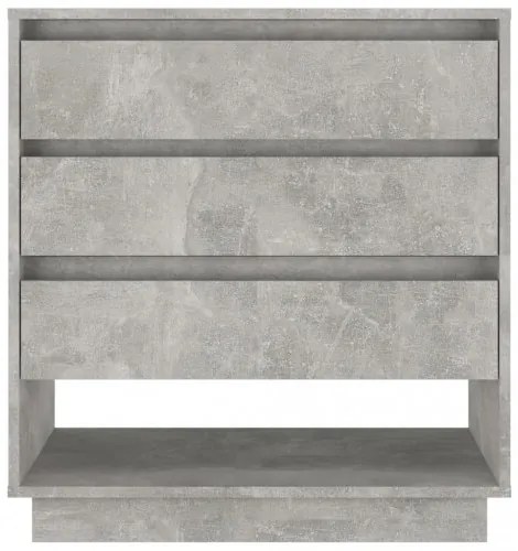 vidaXL Komoda betónová sivá 70x41x75 cm drevotrieska-