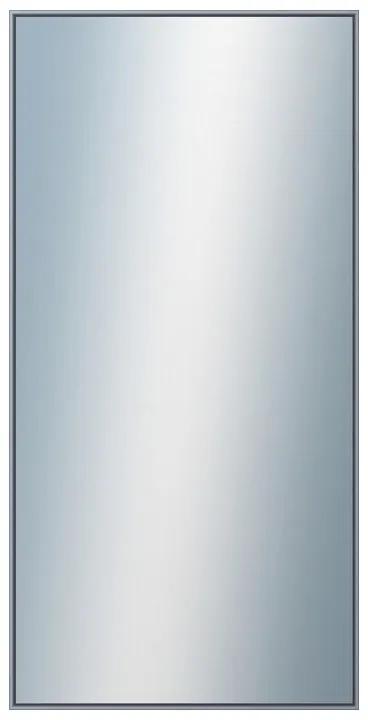 DANTIK - Zrkadlo v rámu, rozmer s rámom 50x100 cm z lišty Hliník platina (7002019)