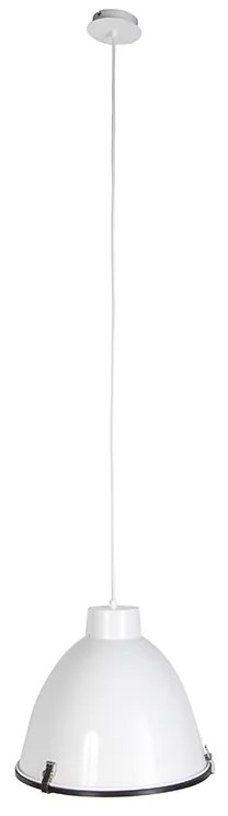Sada 2 priemyselných závesných žiaroviek biela stmievateľná 38 cm - Anteros