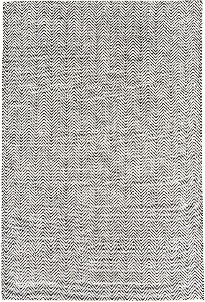 Bighome - Ives koberec - čierna/biela