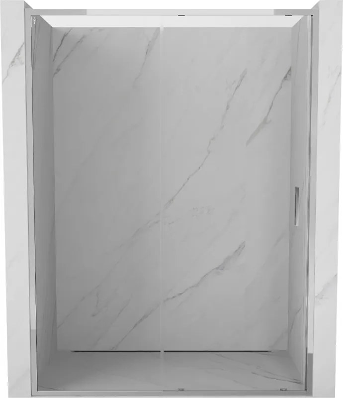 Mexen Exo, posuvné sprchové dvere, 170 cm, transparentné sklo, chróm, 8151-170-000-01-00