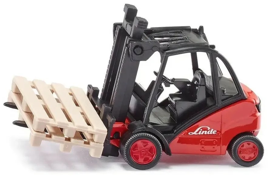 Bruder 2511 Vysokozdvižný vozík Linde s 2 paletami, 1:16, 29 x 22 x 9 cm