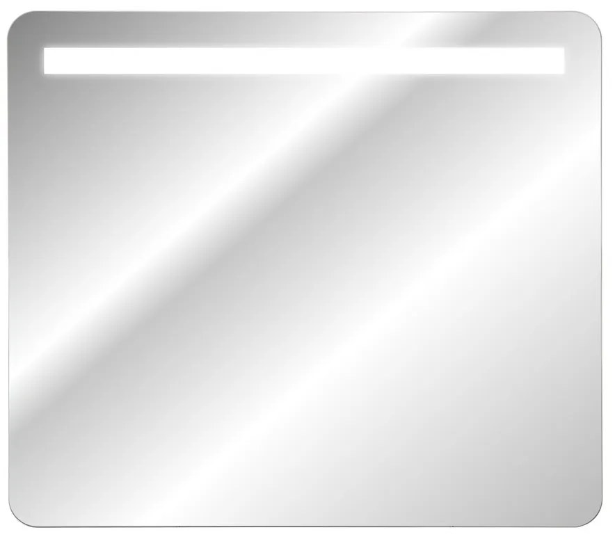 Koupelnové zrcadlo s LED osvětlením Bianca 80 cm bílé
