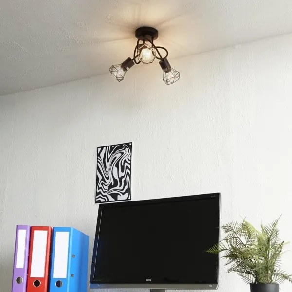 Brilagi - Prisadený luster CAGE 3xE14/40W/230V